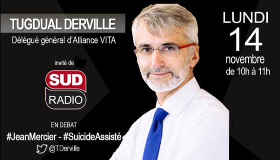 Débat sur le suicide assisté : Tugdual Derville, invité de Sud Radio